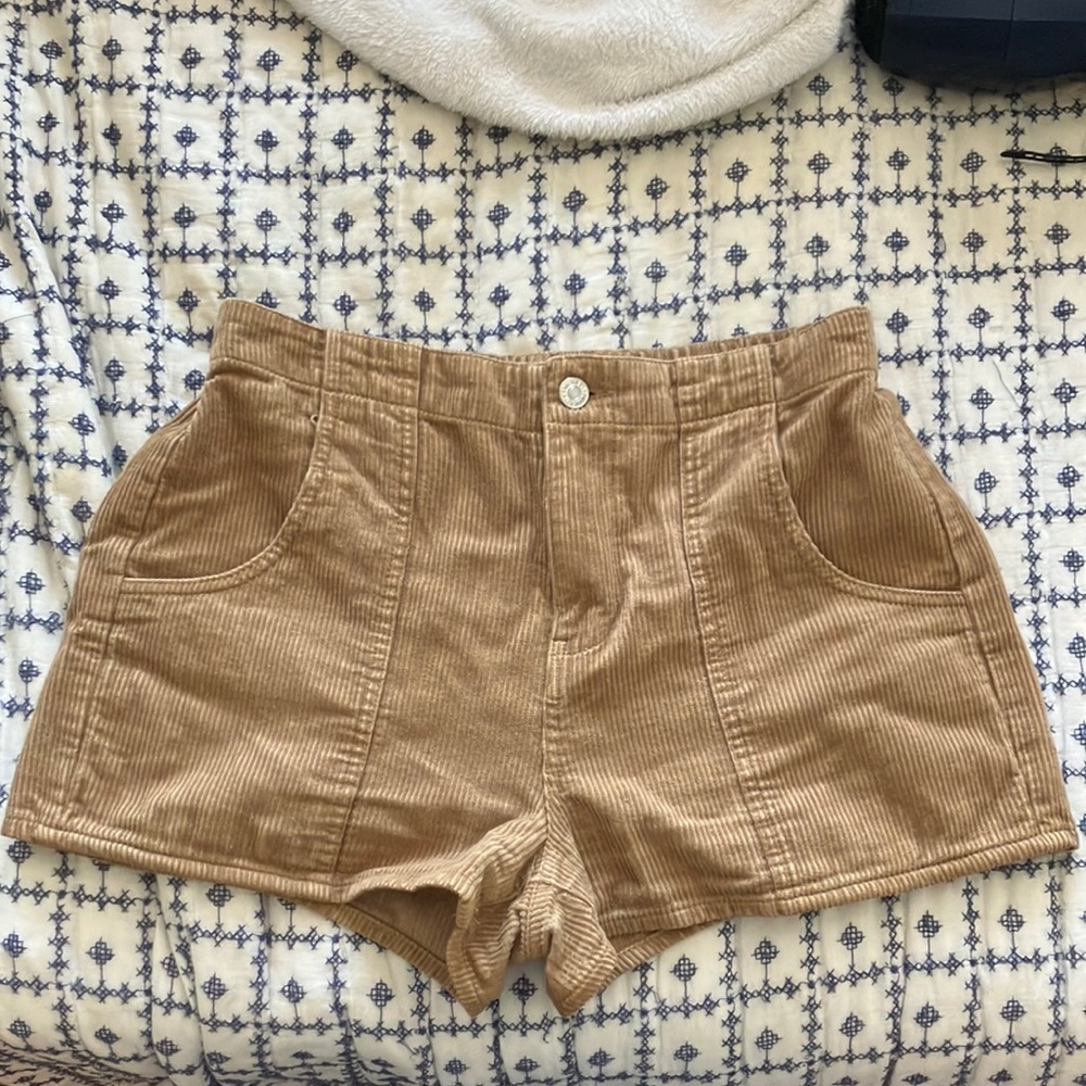 Brown Corduroy Short